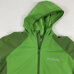 Columbia Jacket Womens Medium Green Omni-Shield Hooded Zip Softshell Windbreaker thumbnail 5