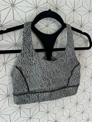 Lululemon Strappy Back Crackle Print Bra thumbnail 2