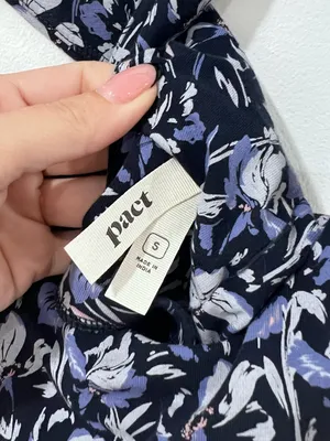 Pact Floral Maxi Dress S Organic Cotton Romantic Cottagecore thumbnail 4