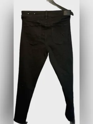 American Eagle Outfitters Black Skinny High-Rise‎ Jeans thumbnail 4