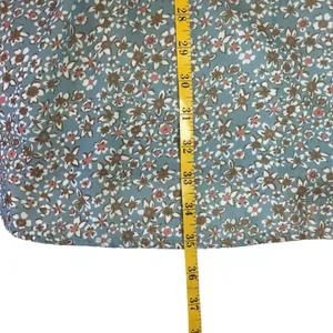Altar’d State Blue Floral Milkmaid Peasant Dress Elastic‎ Waist Ruffle Small thumbnail 11
