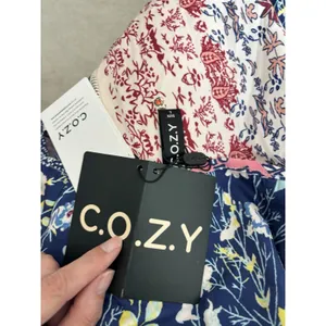 NWT C.O.Z.Y. Floral Patchwork Mixed Media Top - Size Large‎ - NEW Boho thumbnail 3