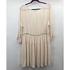 Filly Flair Dress Womens L New Ivory Partially Lined thumbnail 2