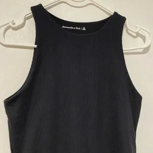 Abercrombie & Fitch Black Ribbed Bodysuit Sleeveless Size M thumbnail 6