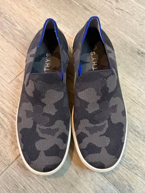 Rothy's Camo Original Slip On Sneakers Women 9.5 Comfort Shoe Washable Casual thumbnail 1