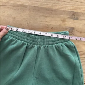 Victoria's Secret PINK Green Sunflower Smiley‎ Face Fleece Joggers Sweatpants thumbnail 6