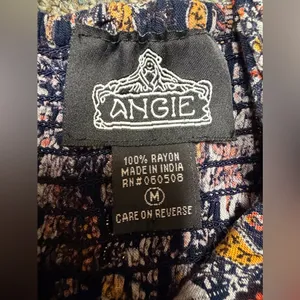 Angie Black Paisley Peekaboo Cut-Out Boho Mini Sundress Medium thumbnail 6