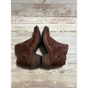 Teva Foxy Ankle Boots Booties Women's Size 7 Brown Leather Round Toe thumbnail 6