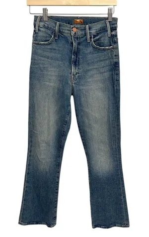 Mother Jeans Women's 26 Blue Denim The Hustler Ankle Scenic Route Wash thumbnail 1