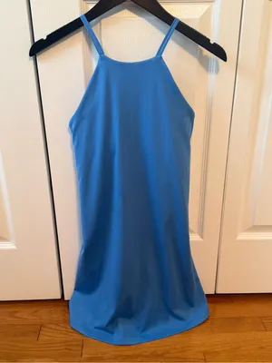 Madewell MWL Flex 2.0 Fitness Dress in Oasis Blue thumbnail 2