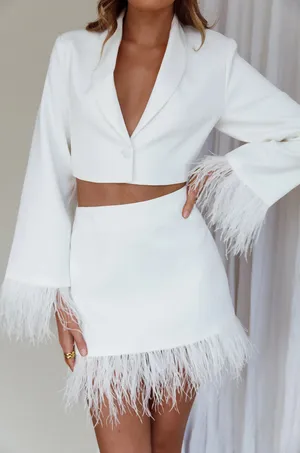 Selfie Leslie White Skirt thumbnail 1