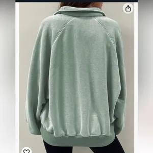 Peach Love California CA oversized weathered sweatshirt raglan balloon sleeves L thumbnail 11