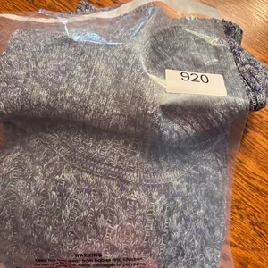 American Eagle Outfitters Turtleneck Sweater‎ Grey & Purple Women's Size XL thumbnail 7
