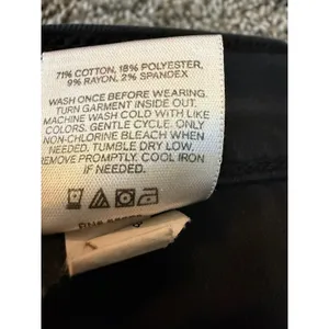 Express Mid Rise Black Skinny Jeans Size 6R Stretch Denim Pants thumbnail 7