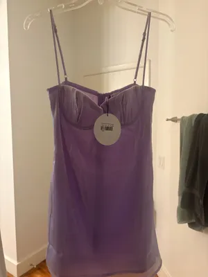 Purple Princess Polly Mini Dress thumbnail 2