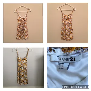 Forever 21 sunflower Floral dress Sz M thumbnail 10