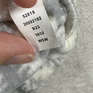 Duluth Trading Co Womens Small Fleece Snap Neck Pullover Forest Deer Print Grey thumbnail 8