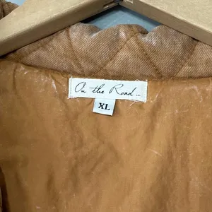 YFB On the Road Quilted Denim Coat Size XL Butterscotch Walker Jacket Boho thumbnail 6