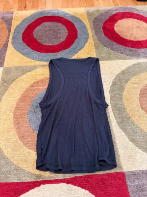 Lululemon Black Burnout Material Sheer Workout Tank Top Racerback Size Small thumbnail 2