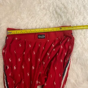 Polo Ralph Lauren Print Pony Logos lounge pajama joggers woman’s Large thumbnail 7