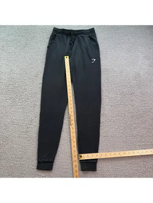 Gymshark Pippa Training Joggers Black High Rise Tapered Sweatpants Women’s XS thumbnail 4