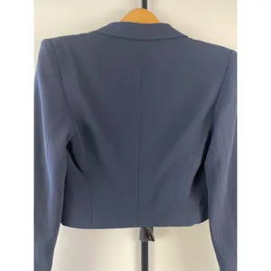 Babaton Navy Blue Cropped Classy Preppy Blazer Single Button Jacket Size 0 thumbnail 10