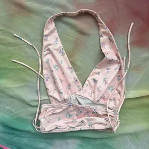 Princess Polly Penelope Pink Floral Halter Top thumbnail 7