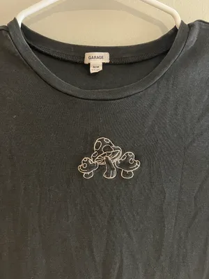 Garage black tee thumbnail 2