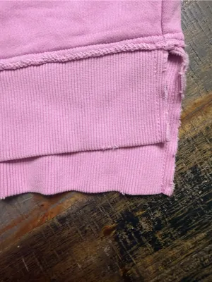 Aerie oversized Pink crewneck sweatshirt thumbnail 11