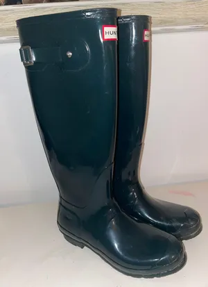 Hunter Green Boots thumbnail 1