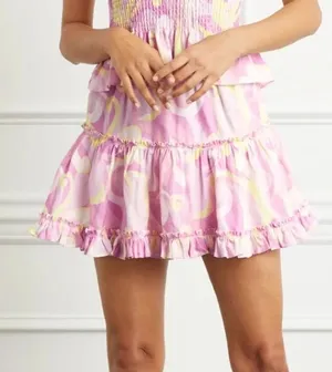Hill House The Paz Skirt Pink Size Medium NWT thumbnail 1