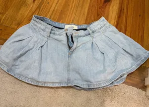 Hollister Mini Denim Jean Skirt thumbnail 1