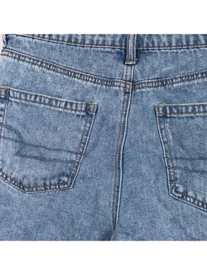 American Eagle Mom Shorts Size 4 High Rise Denim thumbnail 6