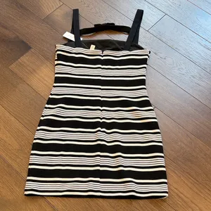 Hutch Black and White Striped Bodycon Mini Dress Small NWT C11-115 thumbnail 8