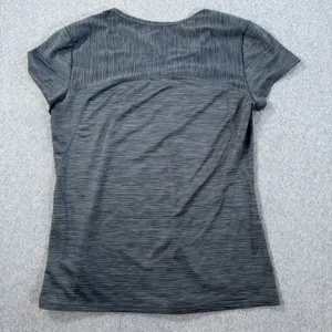 Athleta Women's Medium Gray Heather Short Sleeve Scoop Neck Activewear Top thumbnail 9