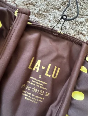 La Lu One Piece Swimsuit Brown thumbnail 2
