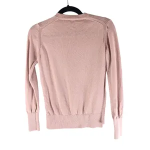 Everlane Womens Sweater Crew Neck Cotton Ribbed Light Pink XS thumbnail 2