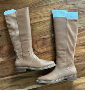 Lucky Brand Leather and Suede Boots thumbnail 1
