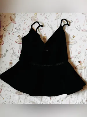 Lulus Keen Interest Black Mesh Peplum Top Size Medium M thumbnail 10