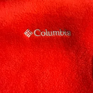 Columbia Fleece Vest Women XL Red Full Zip Mock Neck Outdoor‎ Gorpcore Layering thumbnail 5
