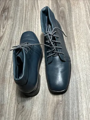 St. John's Bay Women's Lace-Up Ankle Boots in Teal-Blue thumbnail 12