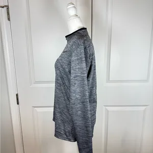 Nike Golf Dri-FIT Thermal Grid Quarter Zip Pullover Athleisure Large Gray thumbnail 3