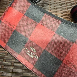 Coach Jes Baguette With Buffalo Plaid Print C6818 thumbnail 5