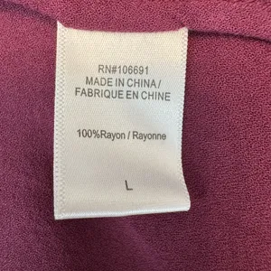 YYoung Fabulous and Broke Kaitlin Ruffle Cold Shoulder Cutouts Dress Plum Size L thumbnail 12