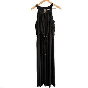 Calvin Klein Long Black Keyhole Maxi Dress XS thumbnail 2