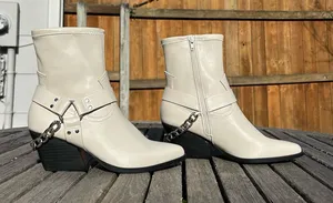 DV Dolce Vita Women's Keeler Harness Moto Engineer Chain Heeled‎ Boots size 9 thumbnail 1