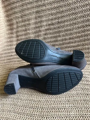 Hush Puppies Gray Suede Ankle Booties thumbnail 7