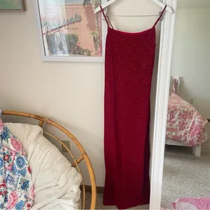 City Triangles Vintage 90s Y2K Glitter Maxi Dress thumbnail 3