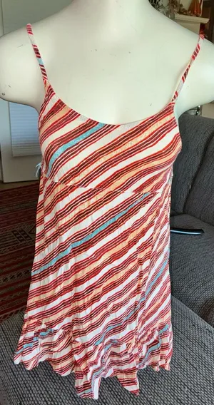 Urban Outfitters Sleeveless Spaghetti Strap Mini Dress, Sz XS thumbnail 1