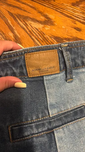 American Eagle Outfitters Skirt Jean Denim thumbnail 4
